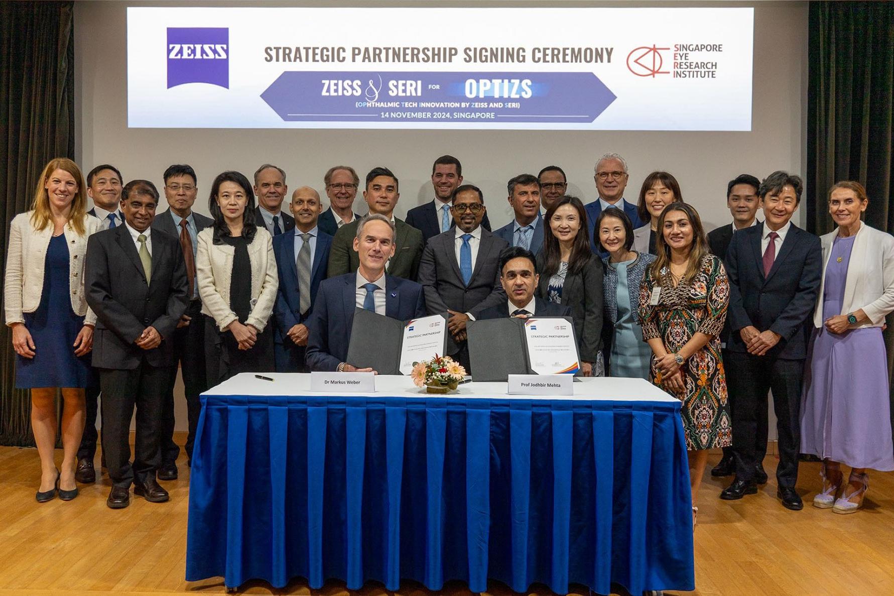 Signing ceremony of the strategic partnership between ZEISS and SERI