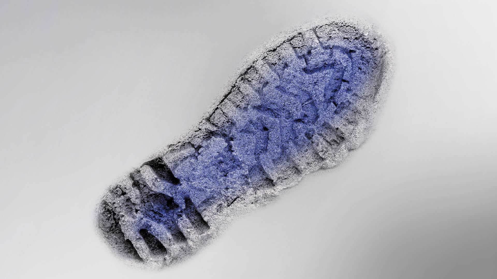Visualisation of structures in footware imprints with optical measurement systems