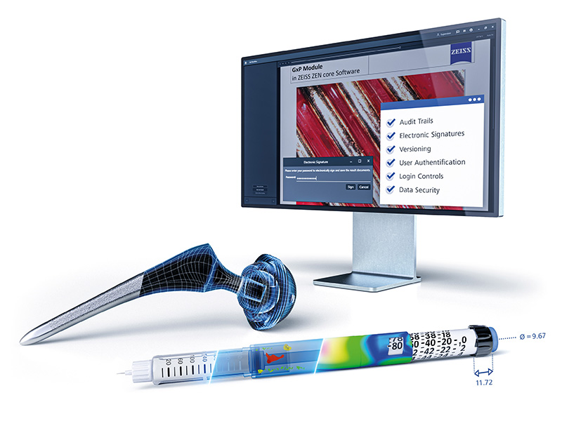 Key functionalities of ZEISS ZEN core GxP Toolkit​