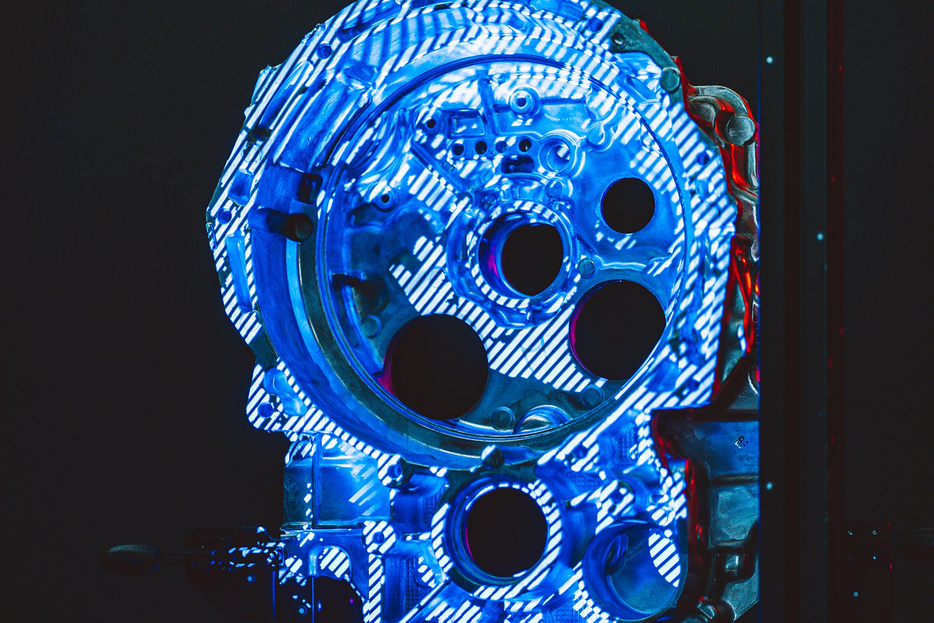 The ZEISS ScanBox is used to measure the entire surface of gearbox housings for electric motors, among other things.