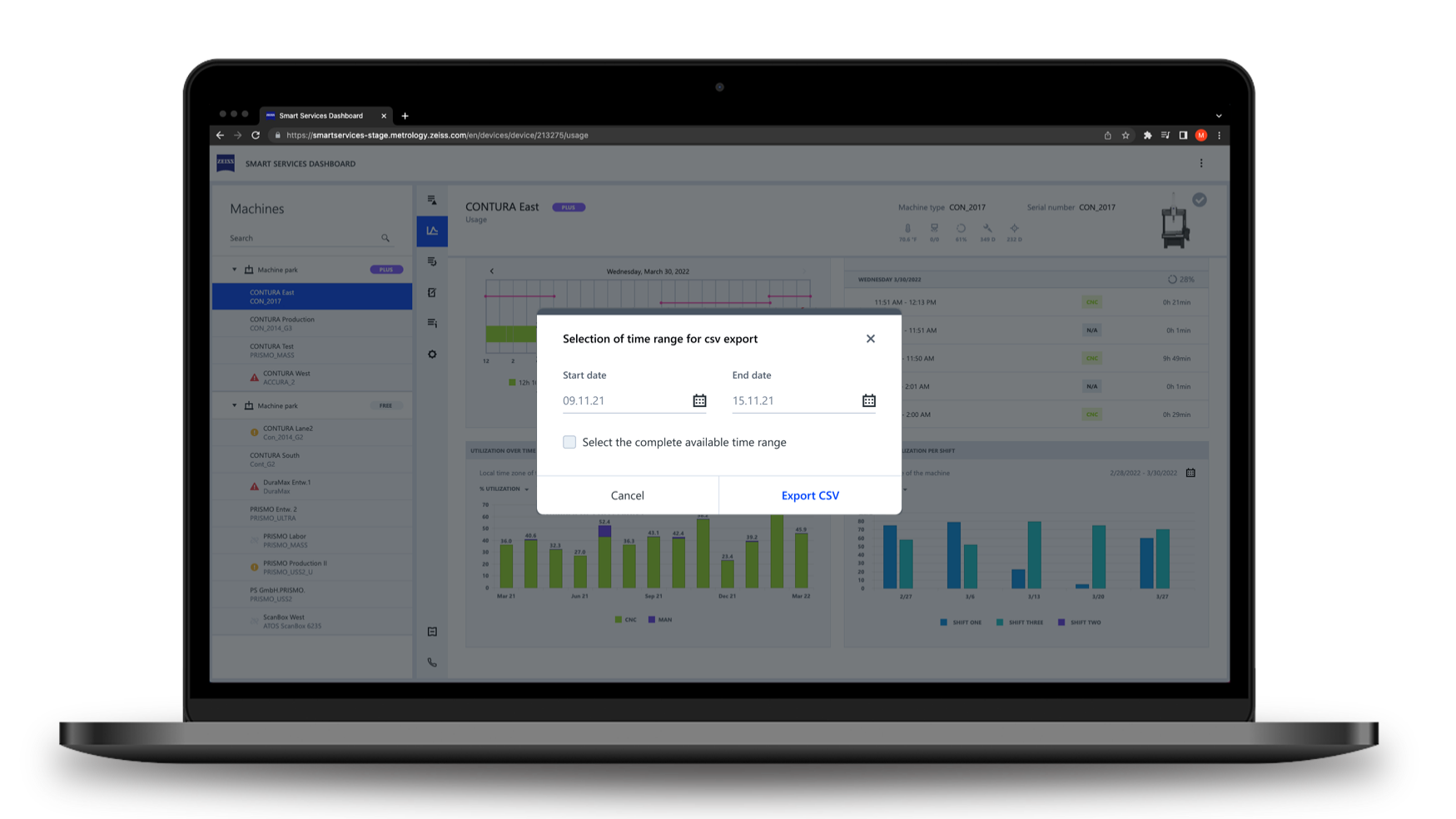 Data export