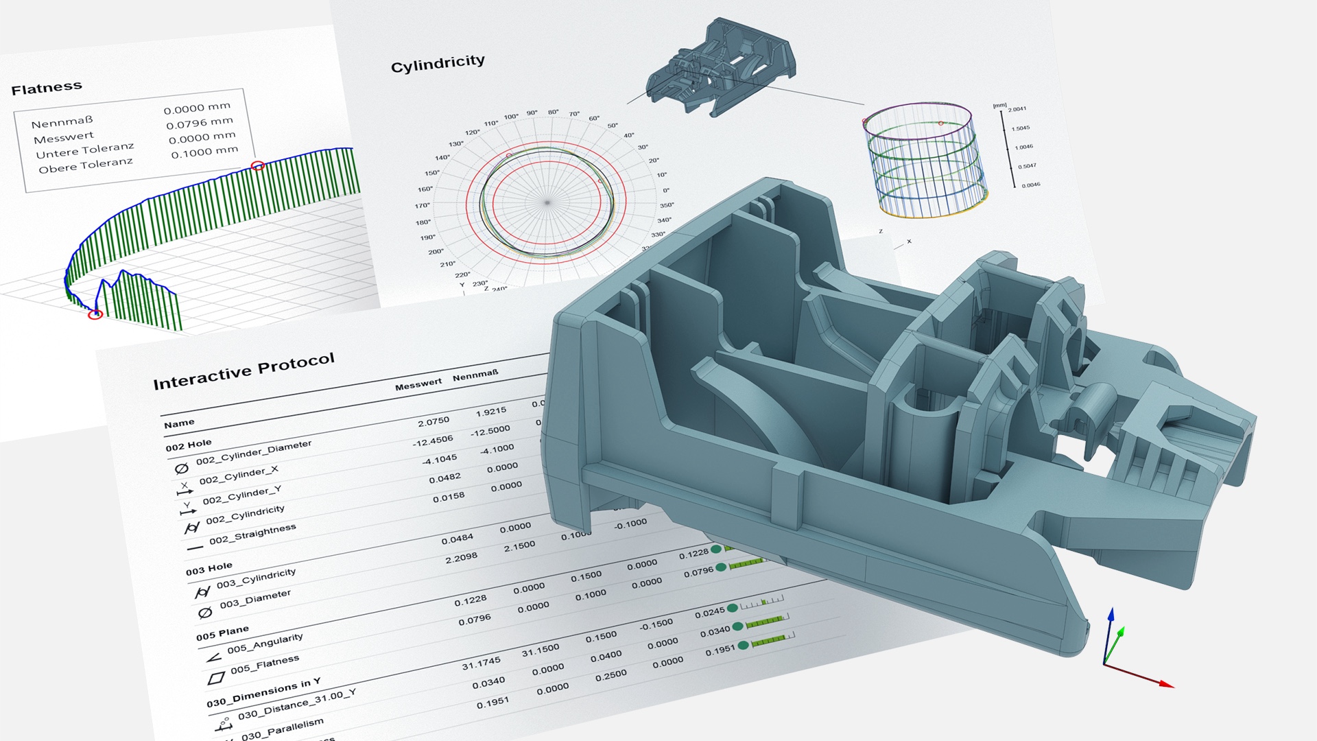 Powerful visualization of measuring results