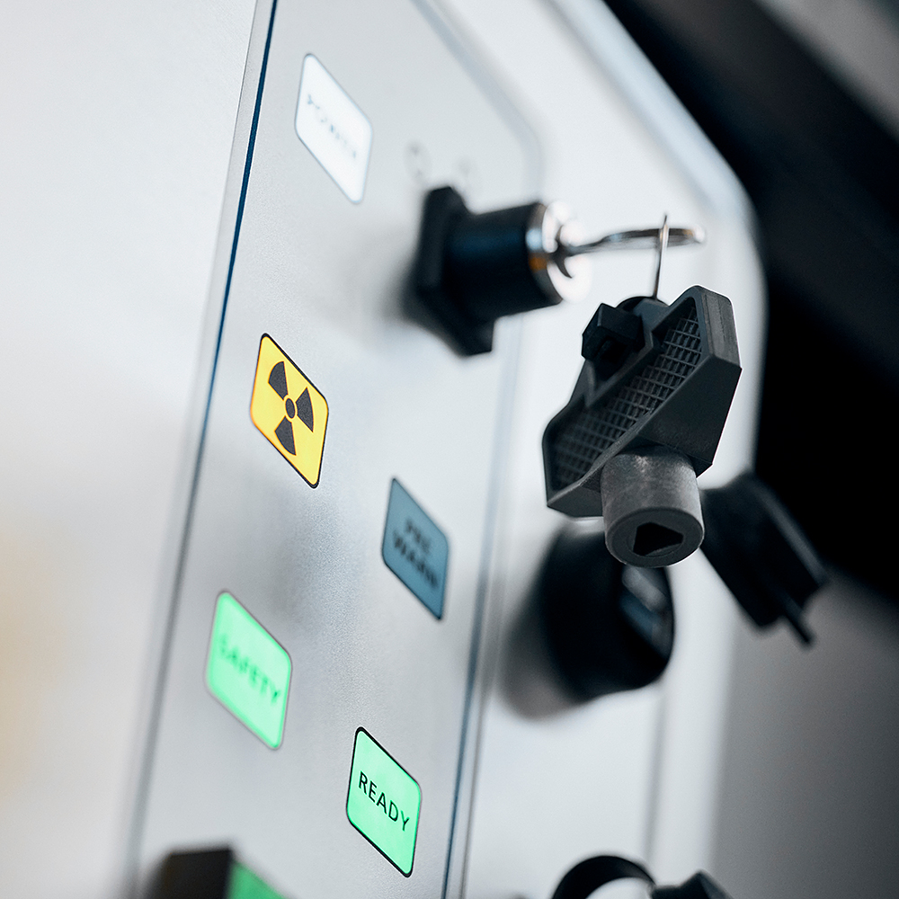 Control panel for 2D X-ray defect detection