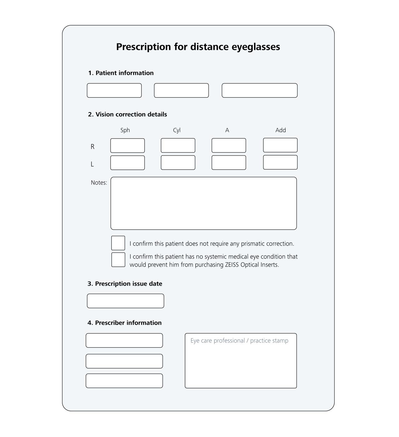 Prescription guide
