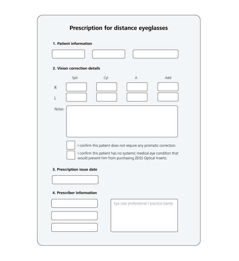 Prescription guide