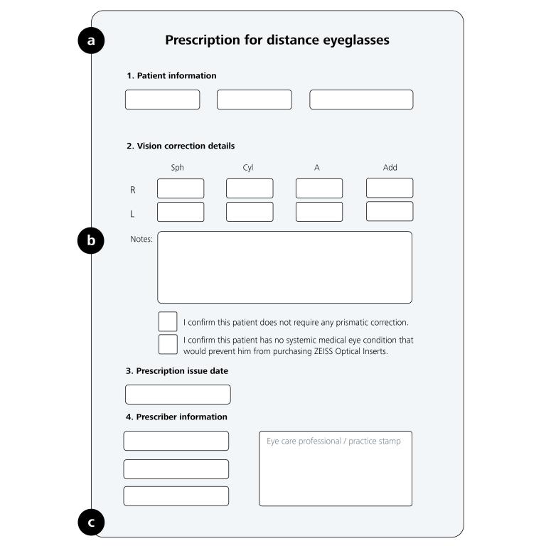 Prescription guide