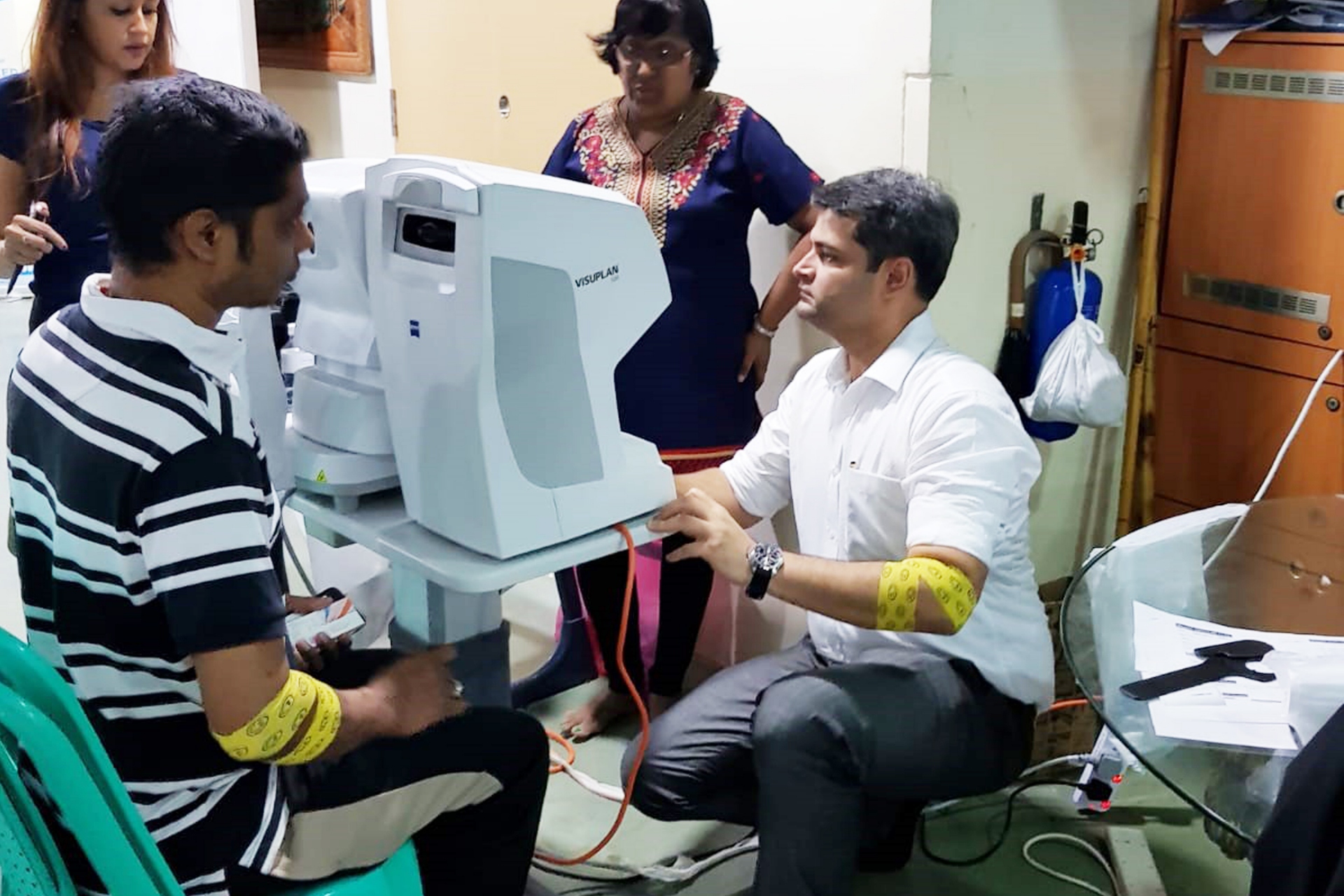 Provision of eye screening for patients with ZEISS Visuplan