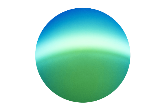 ZEISS DuraVision Mirror colour green with a blue fade on the top.